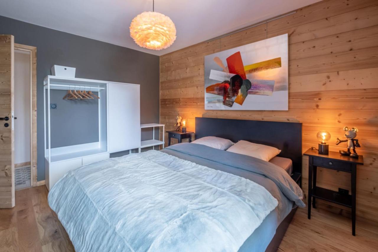 Newly Renovated Apartment With Mont Blanc View Chamonix Kültér fotó