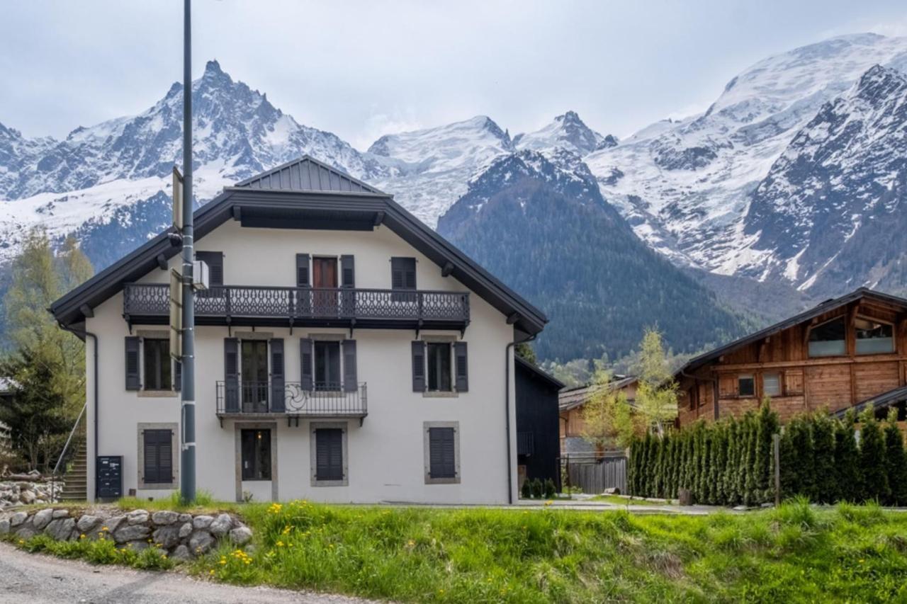 Newly Renovated Apartment With Mont Blanc View Chamonix Kültér fotó